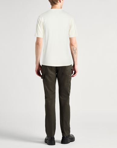 Man Sweater Ivory Size 38 Cotton