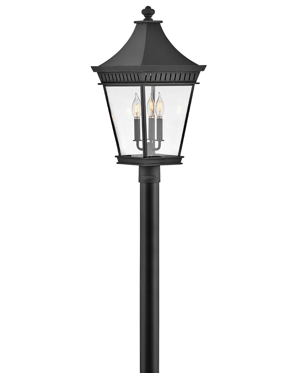 Museum Black LED Post Top or Pier Mount from the Chapel Hill Collection