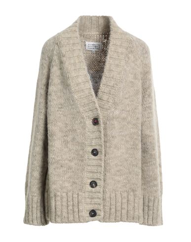 Woman Cardigan Beige Size S Alpaca wool, Cotton, Wool