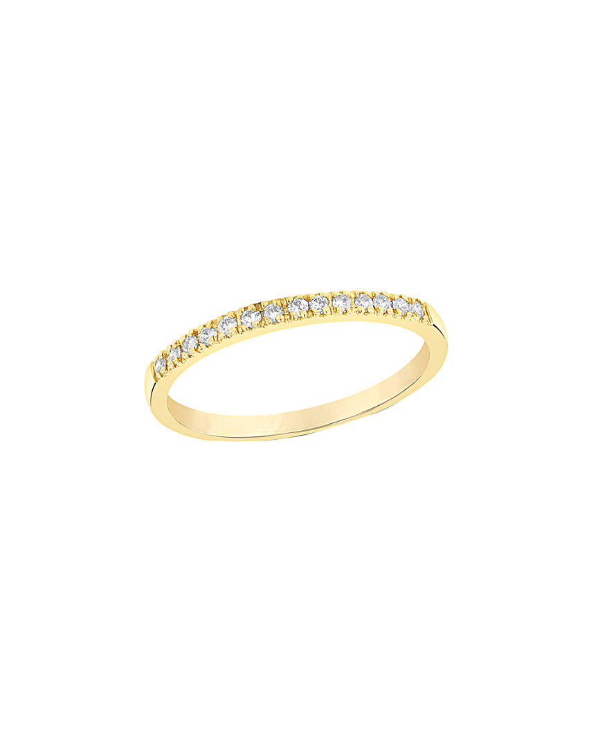 14K Yellow Gold 0.15 Ct. Tw. Diamond Ring