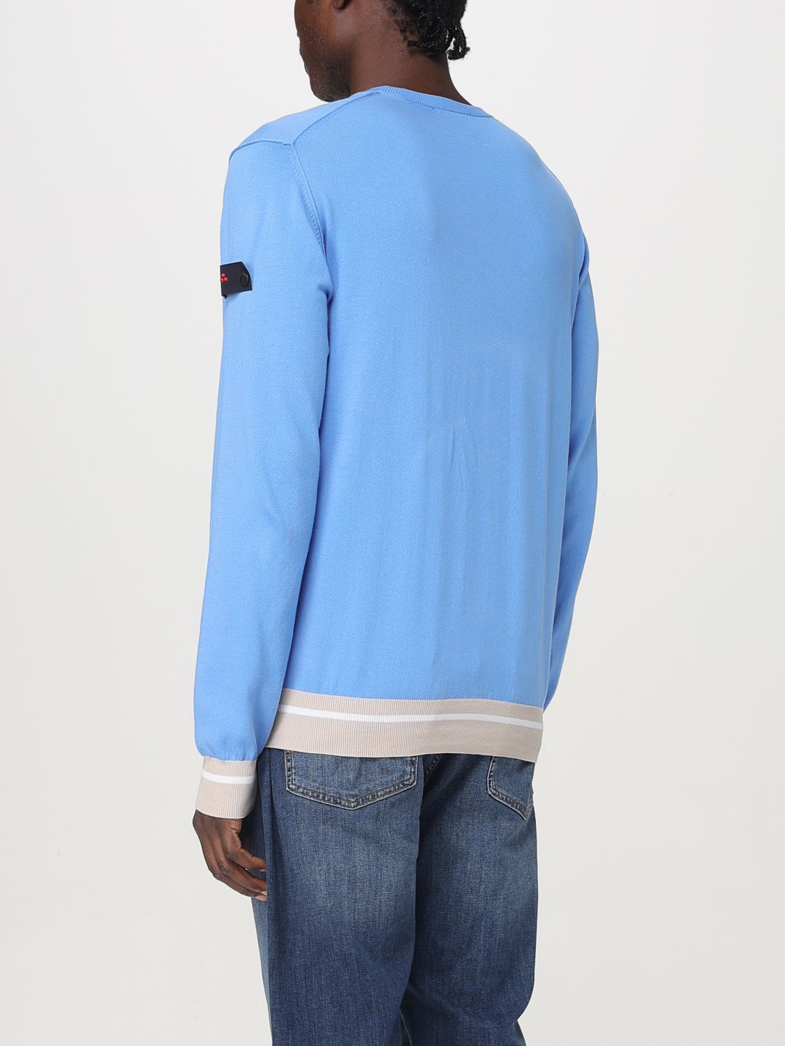 Sweater Men color Sky Blue