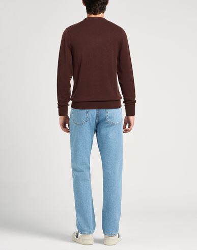 Vacanze Di Natale Man Sweater Chocolate brown Size M Polyamide, Wool, Viscose, Cashmere