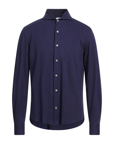 Man Shirt Navy Size 15 ½ Cotton