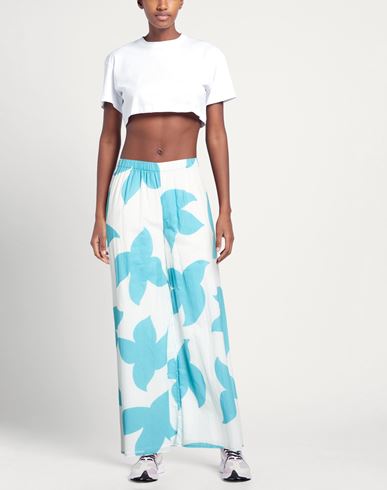 Woman Pants White Size 6 Cotton