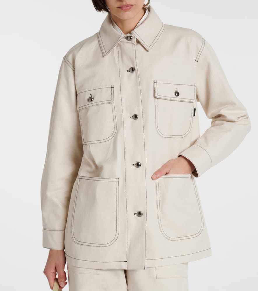 Dardano cotton and linen jacket