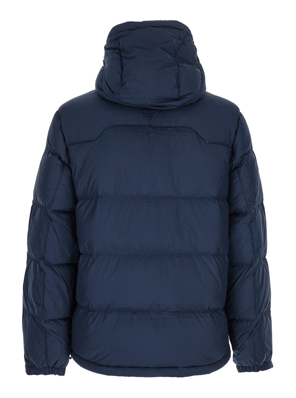 Quilted Down Down Jacket — Navy