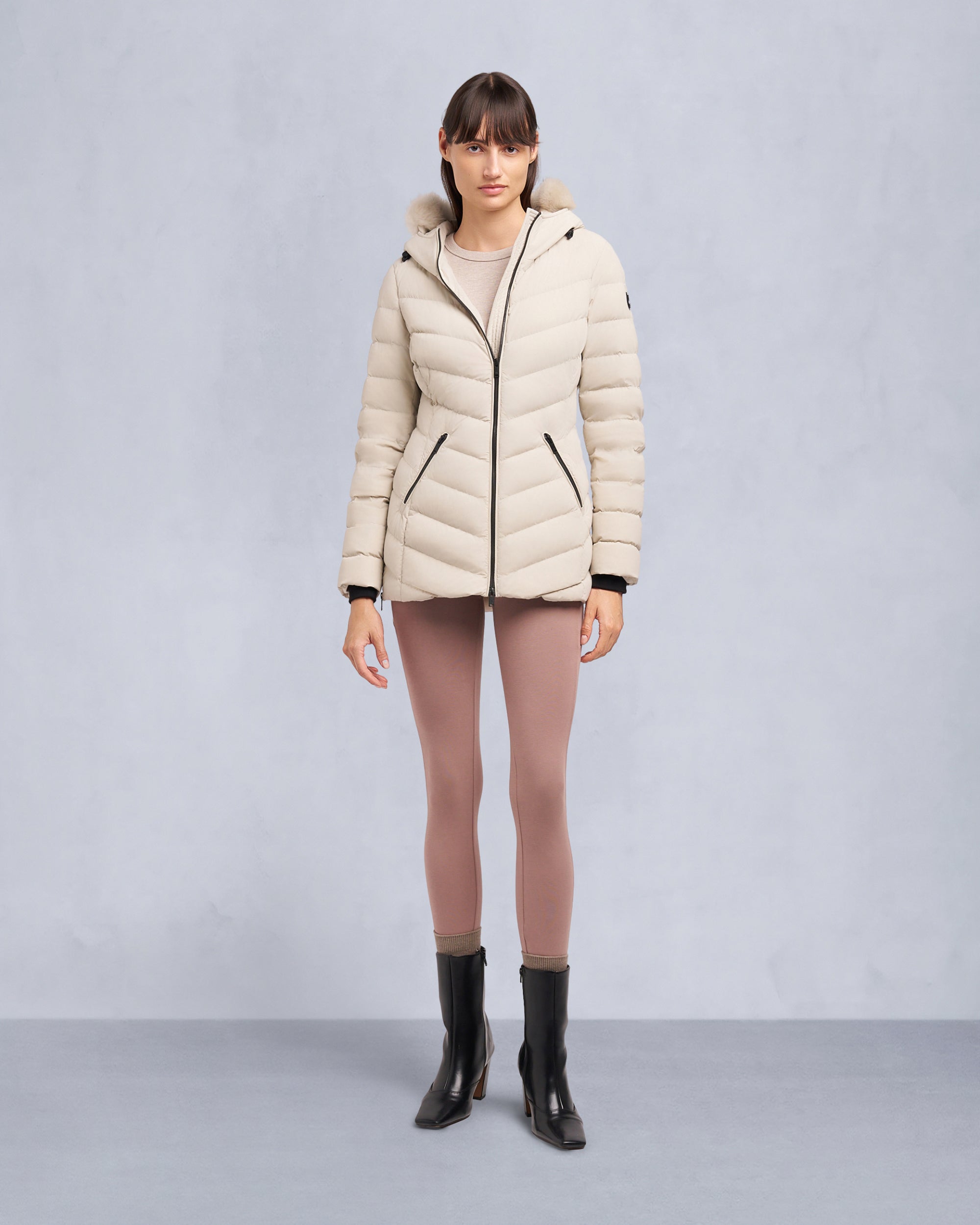 Moose Knuckles - Women's Roselawn Down Jacket - Color: Alabaster