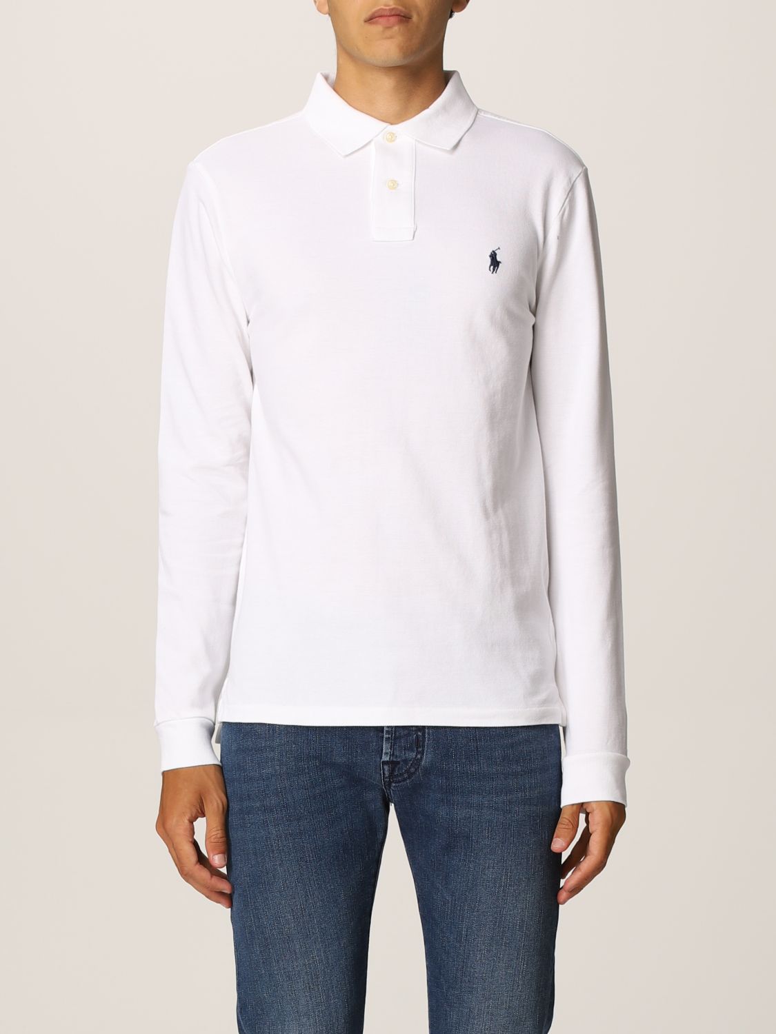 Polo shirt in pique cotton