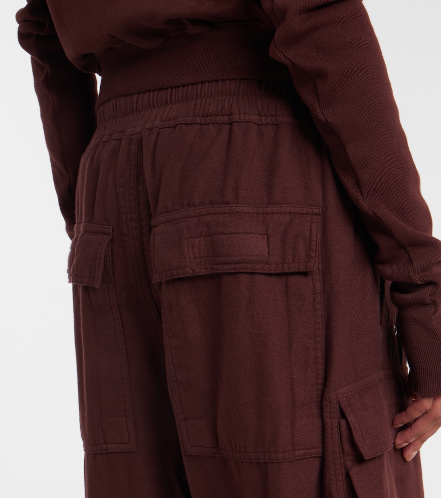 DRKSHDW Jumbo Bela cotton flannel cargo pants