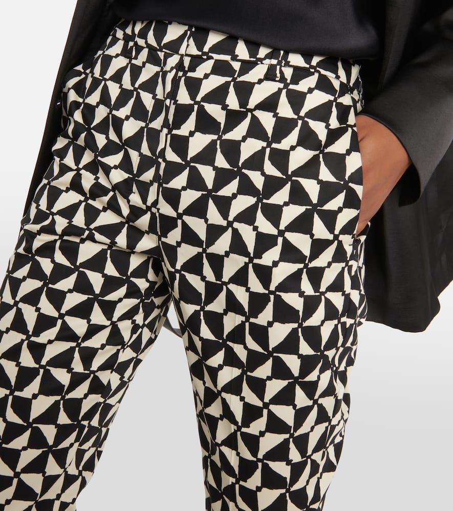 Nereo printed cropped pants