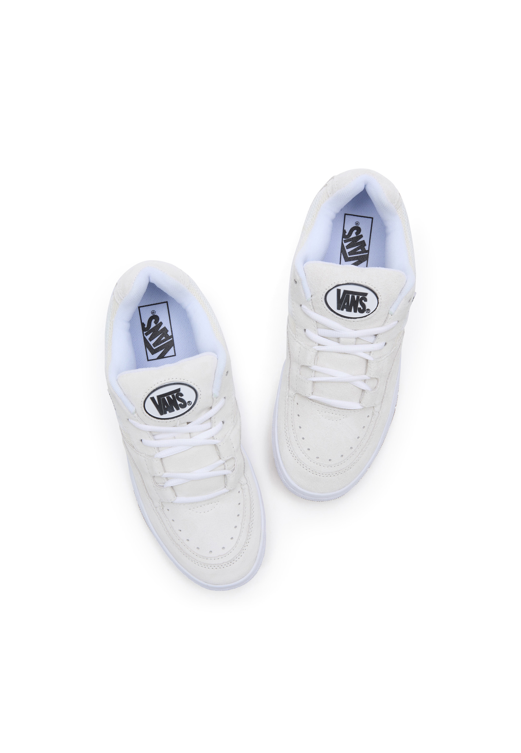 Vans Unisex Speed Long Sleeves Sneakers - White Leather