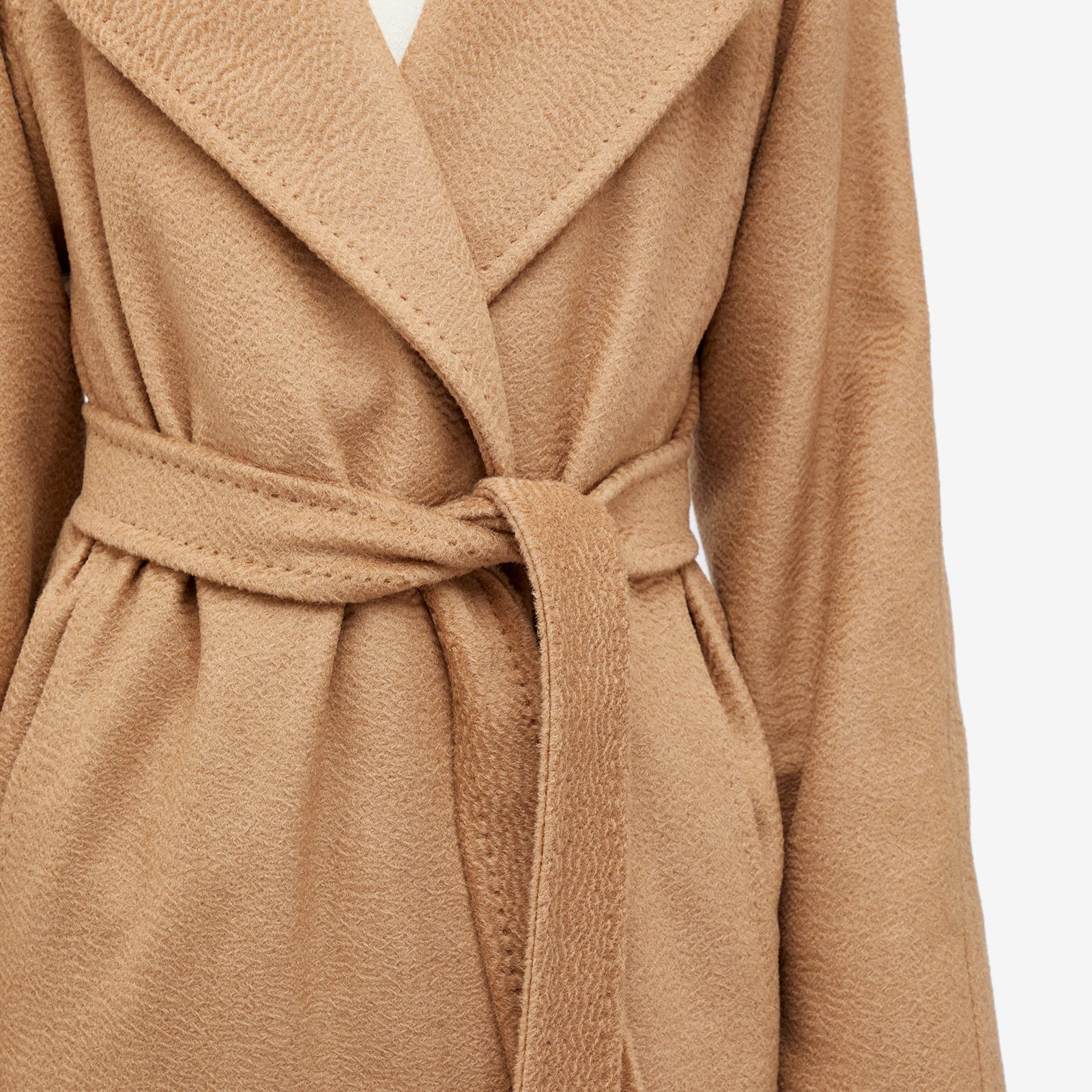 Women's Wool Maxi Coat in Camel