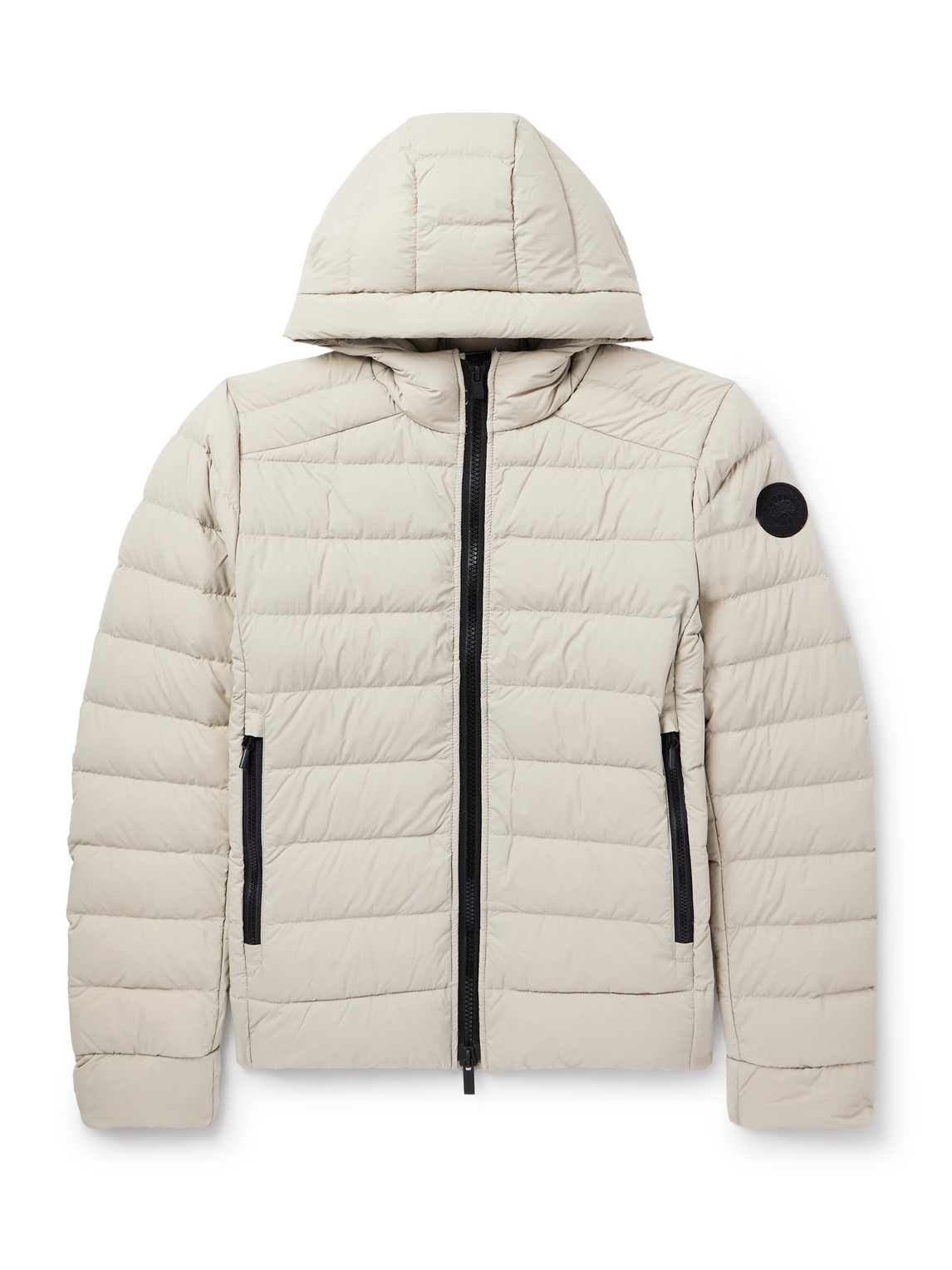 Crofton Logo-Appliquéd Quilted Enduraluxe® Hooded Down Jacket
