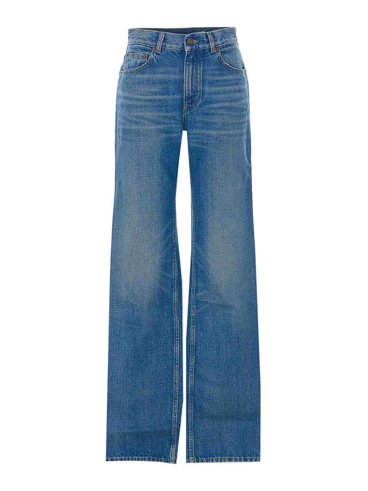 Dusty Cobalt Denim Jeans