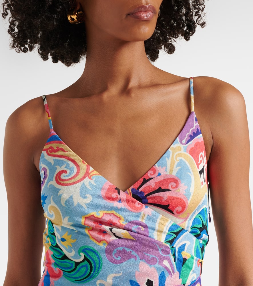 Printed midi dress