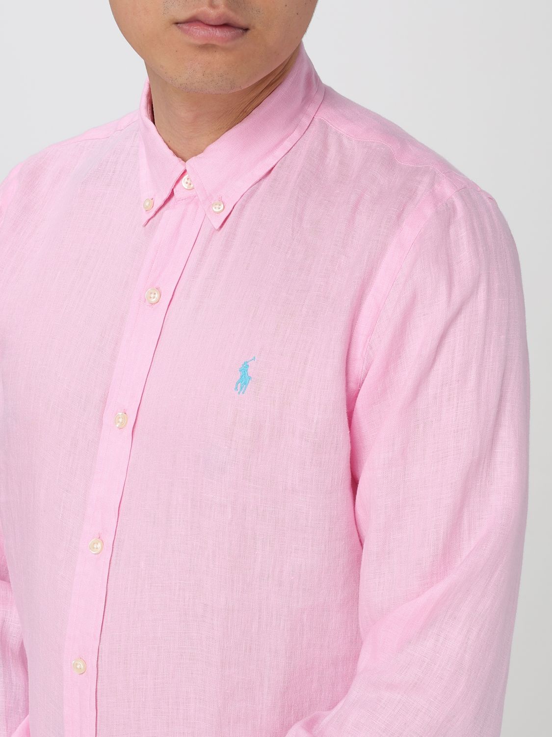 Shirt POLO RALPH LAUREN Men color Pink