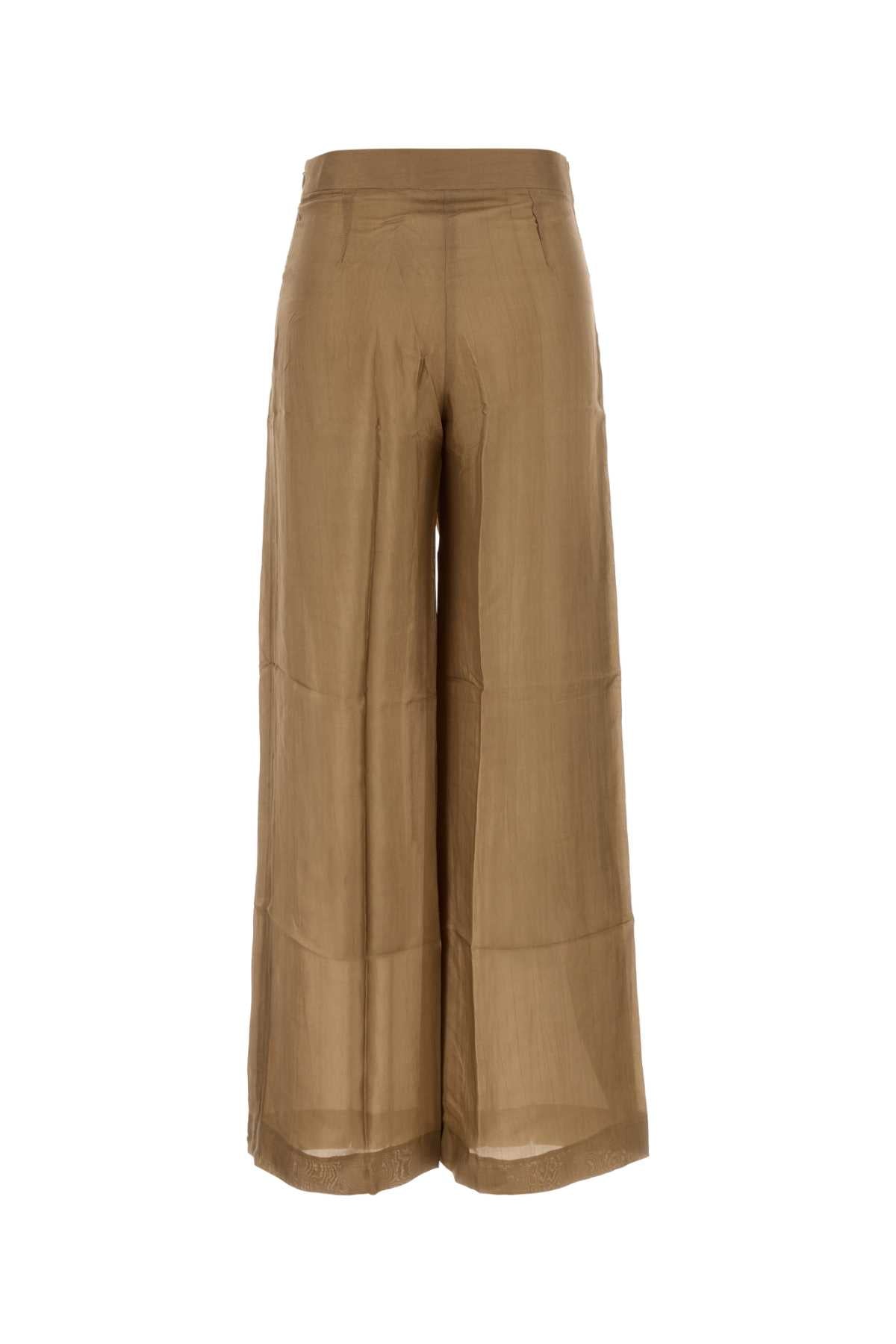 The Rose Ibiza Camel Silk Amanda Pant