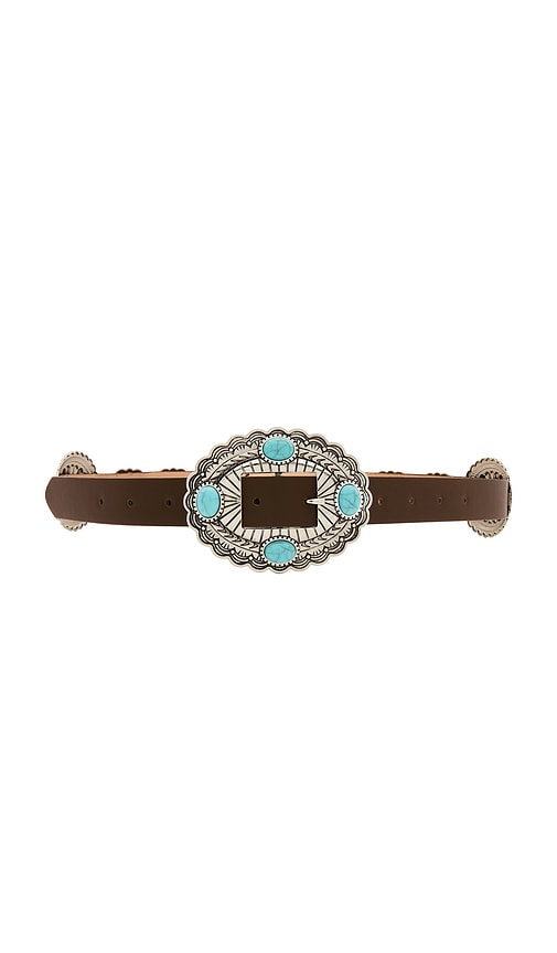 Lovers and Friends Gypsy Buckle Belt in Brown