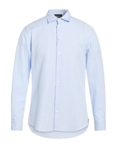 Man Shirt Light blue Size M Cotton