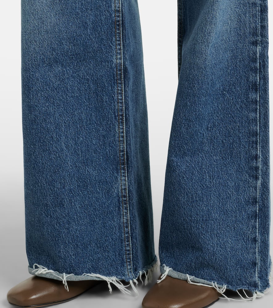 Dame high-rise wide-leg jeans