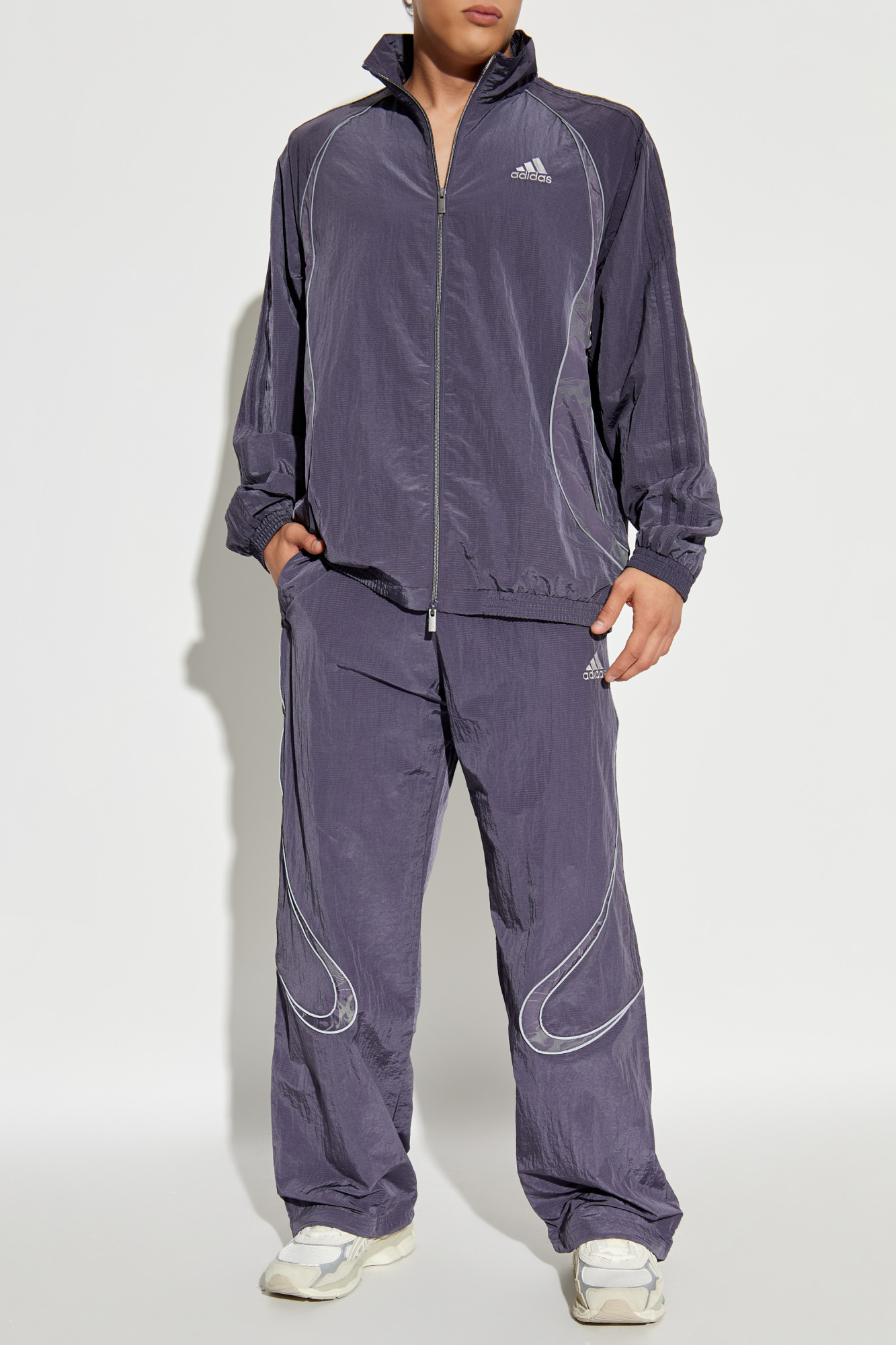 Light Jacket With Logo, Men's, Purple