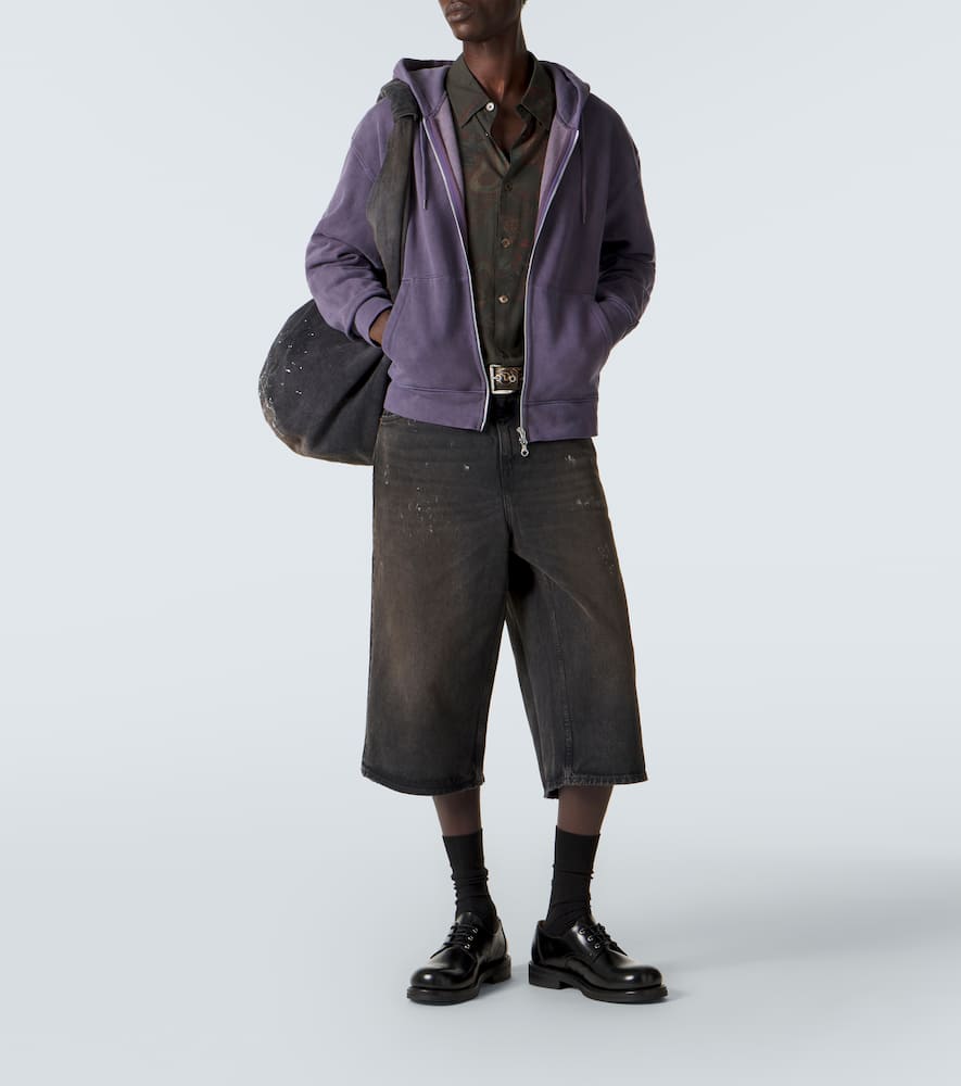 Rascal cotton fleece zip-up hoodie