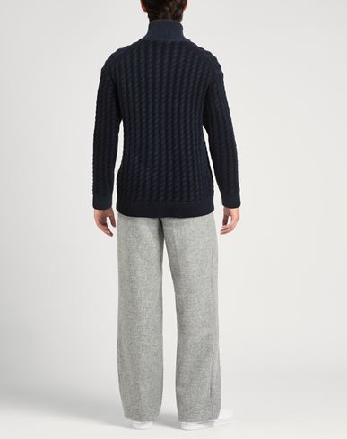 Man Cardigan Midnight blue Size M Wool, Nylon