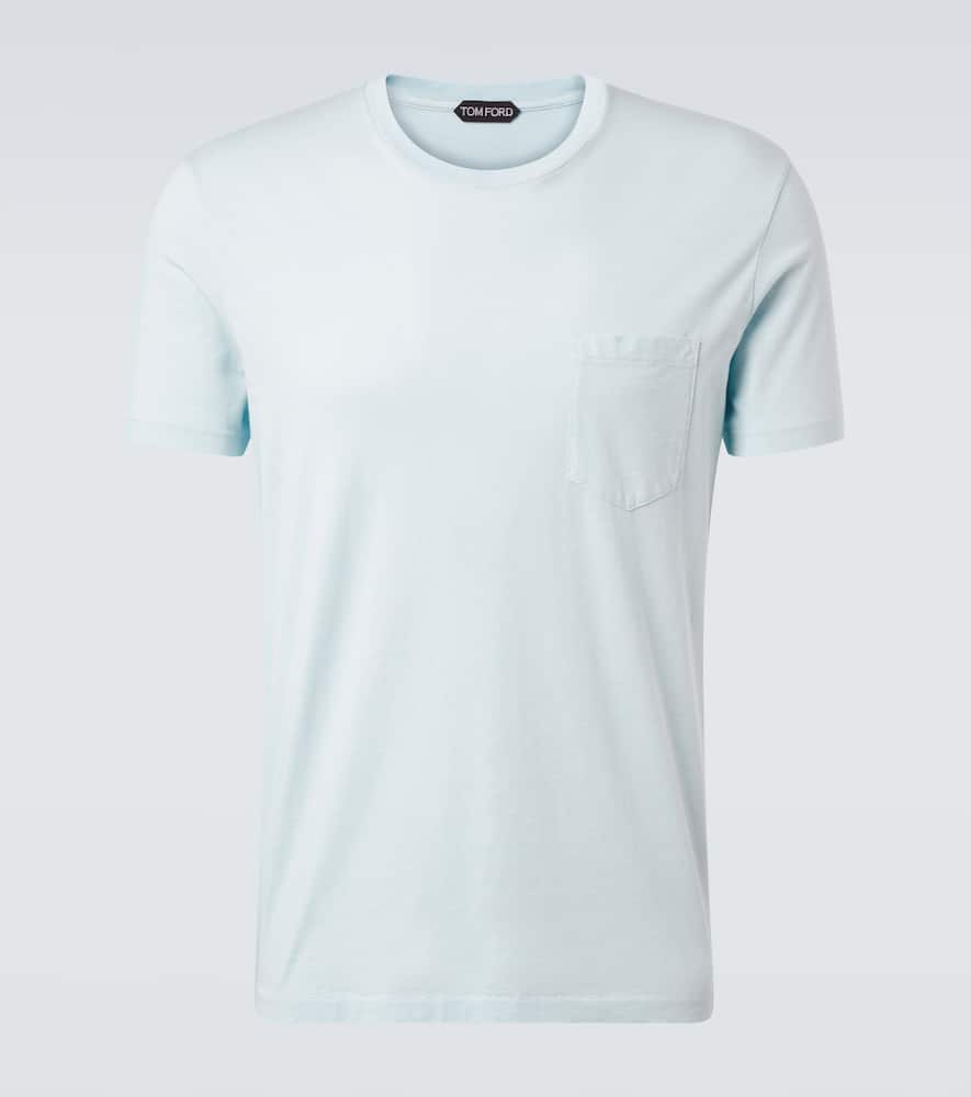 Cotton and silk jersey T-shirt