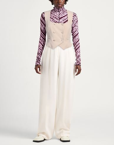 Imperial Woman Tailored Vest Ivory Size S Polyester, Elastane
