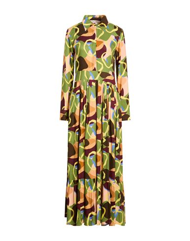 Woman Maxi dress Sage green Size L Viscose