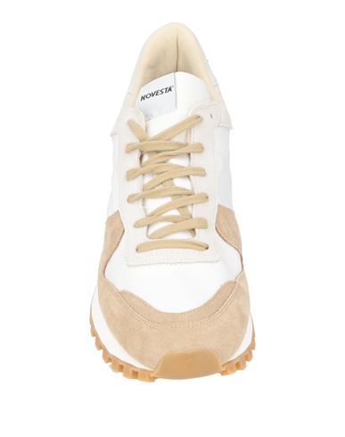 Man Sneakers Sand Size 10 Textile fibers, Leather