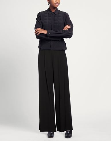 Woman Pants Black Size 2 Polyester, Elastane