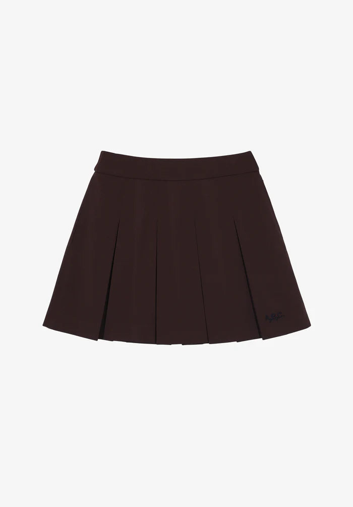 A. P.C. Pleated skirt 34 GAC - Burgundy