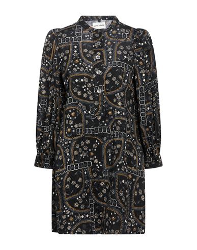 Woman Mini dress Black Size 4 Wool
