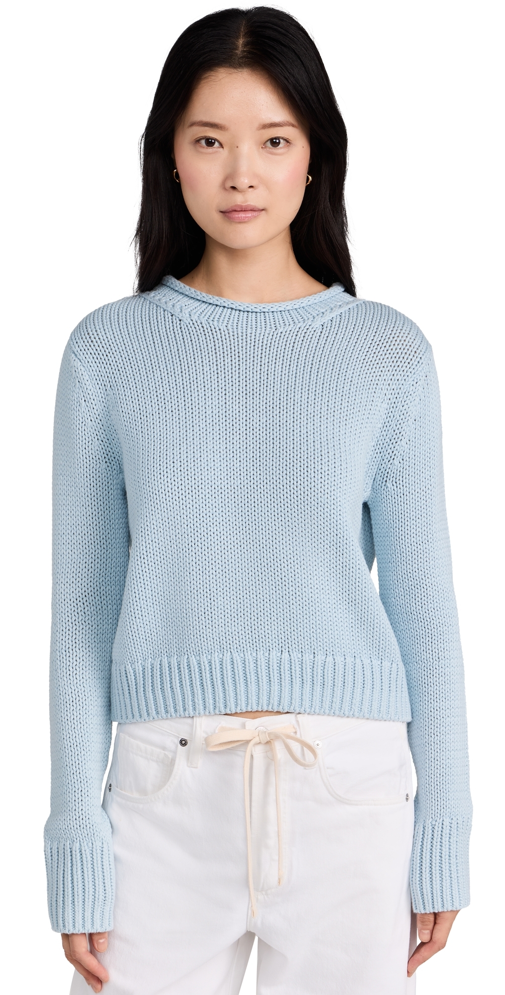 Solid Mini Marina Sweater Light Blue