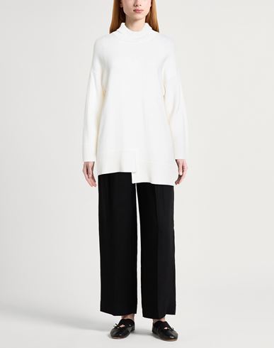 Woman Turtleneck Ivory Size 6 Wool, Viscose, Polyamide, Cashmere