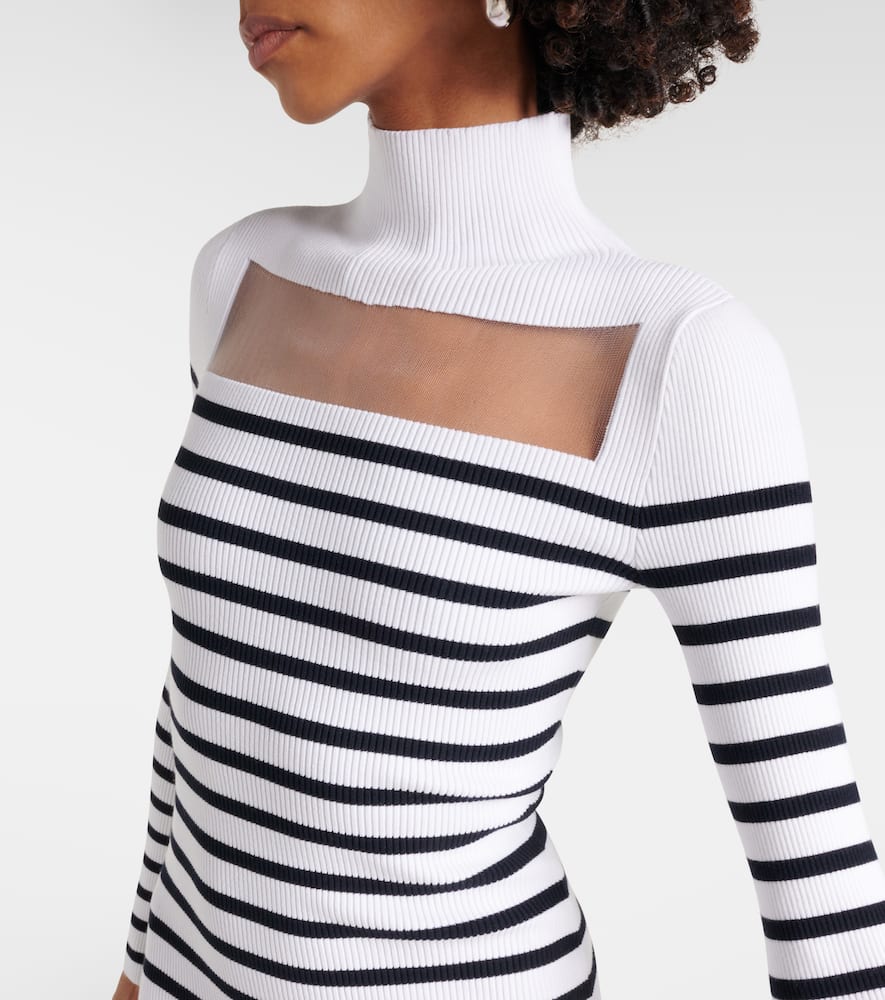 Striped maxi dress