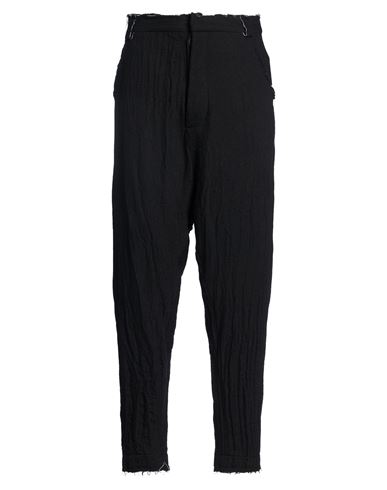 Man Pants Black Size 30 Wool