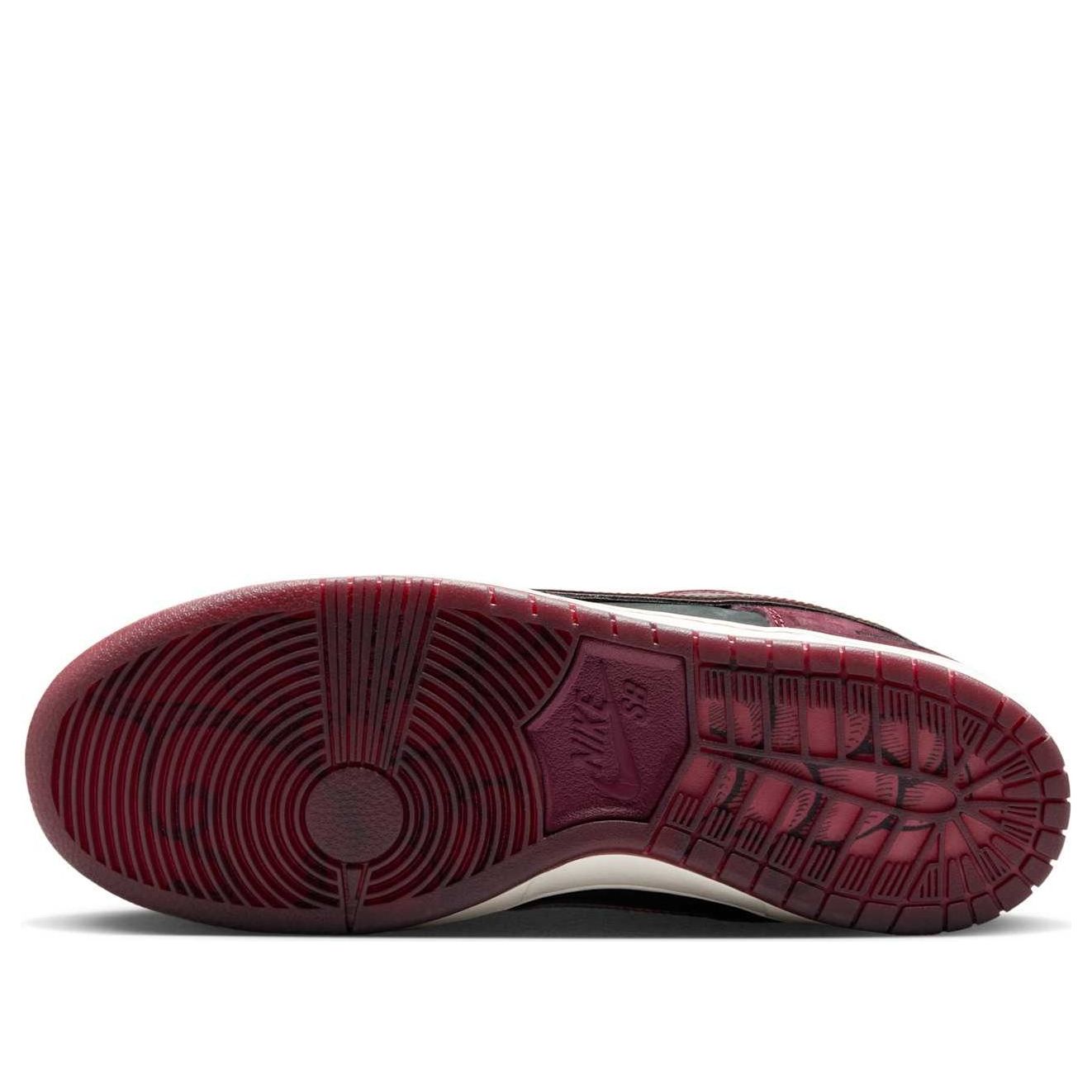 X Riot Skateshop SB Dunk Low 'Mahogany Dark Beetroot'
