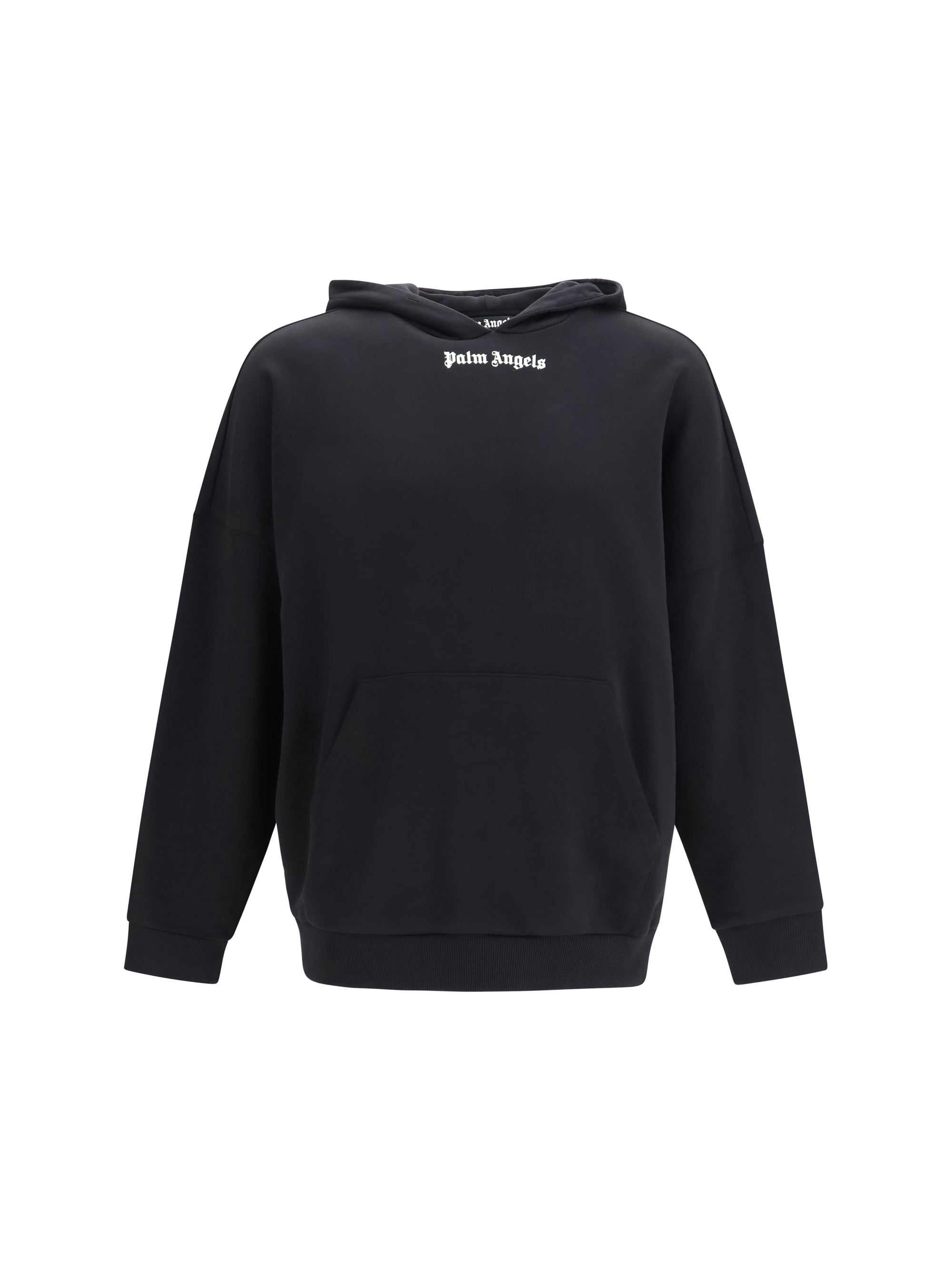 Classic Logo Over Hoodie — Black