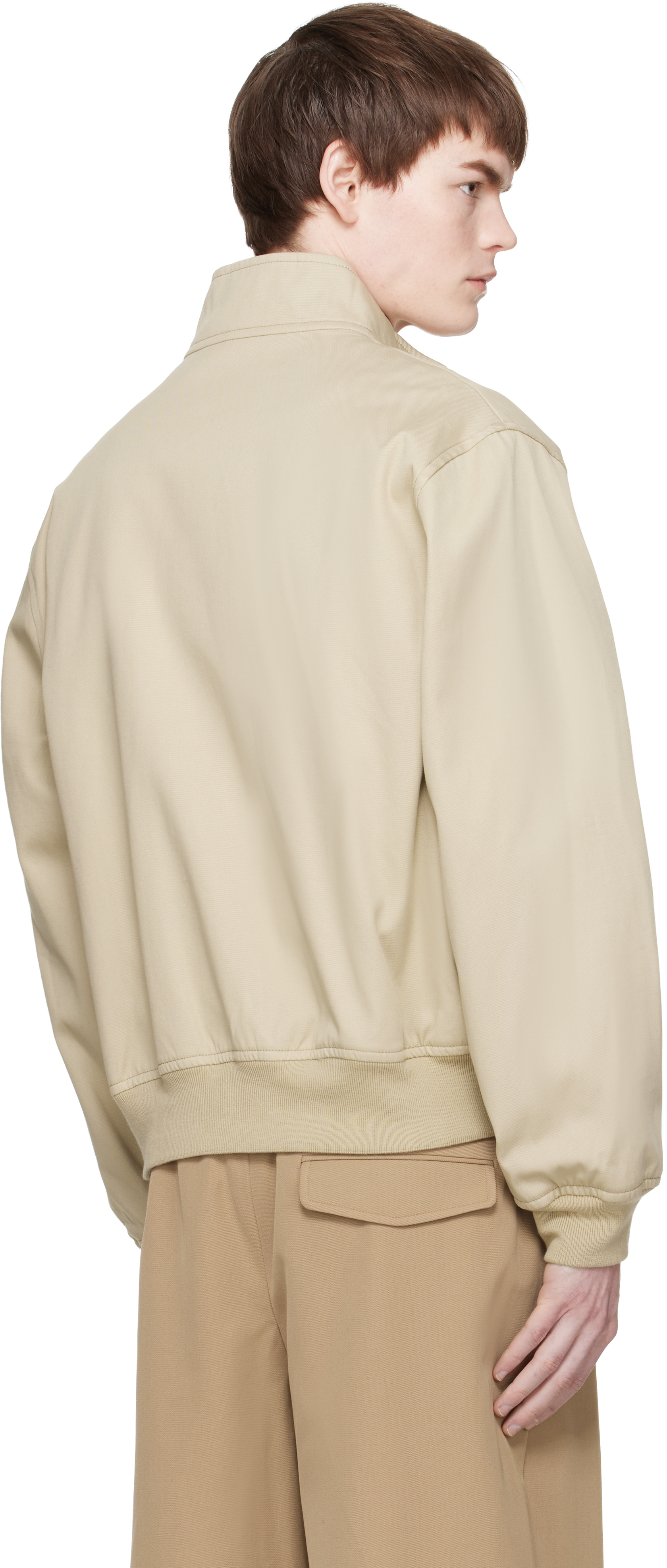 Beige Zipped Jacket