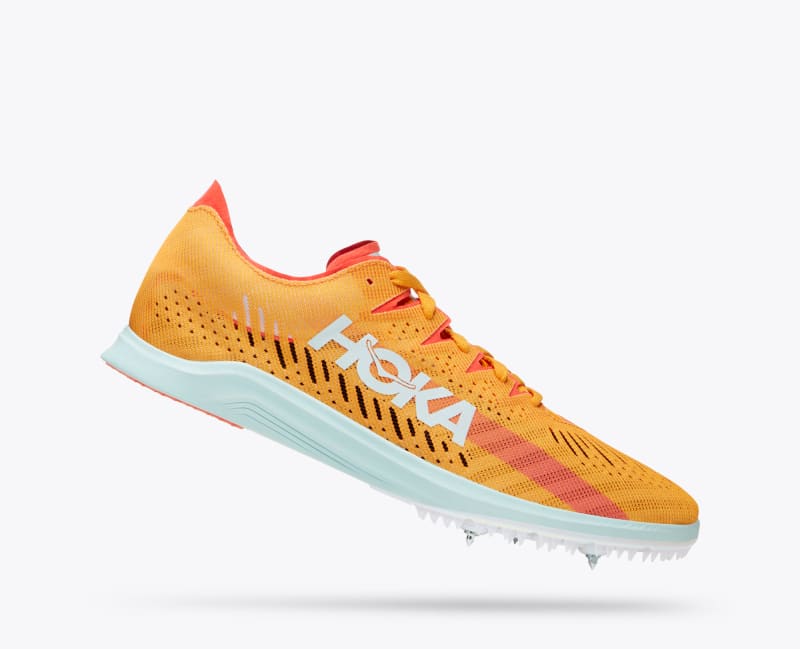 HOKA Cielo X LD Shoes in Radiant Yellow/Camellia