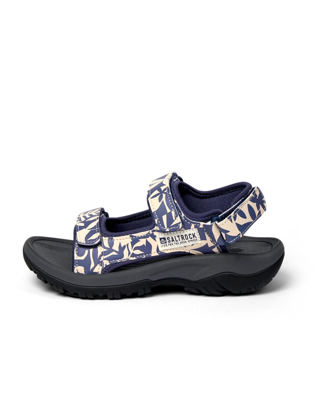 Saltrock Walkabout Balance Womens Floral Hiking Sandal in Blue