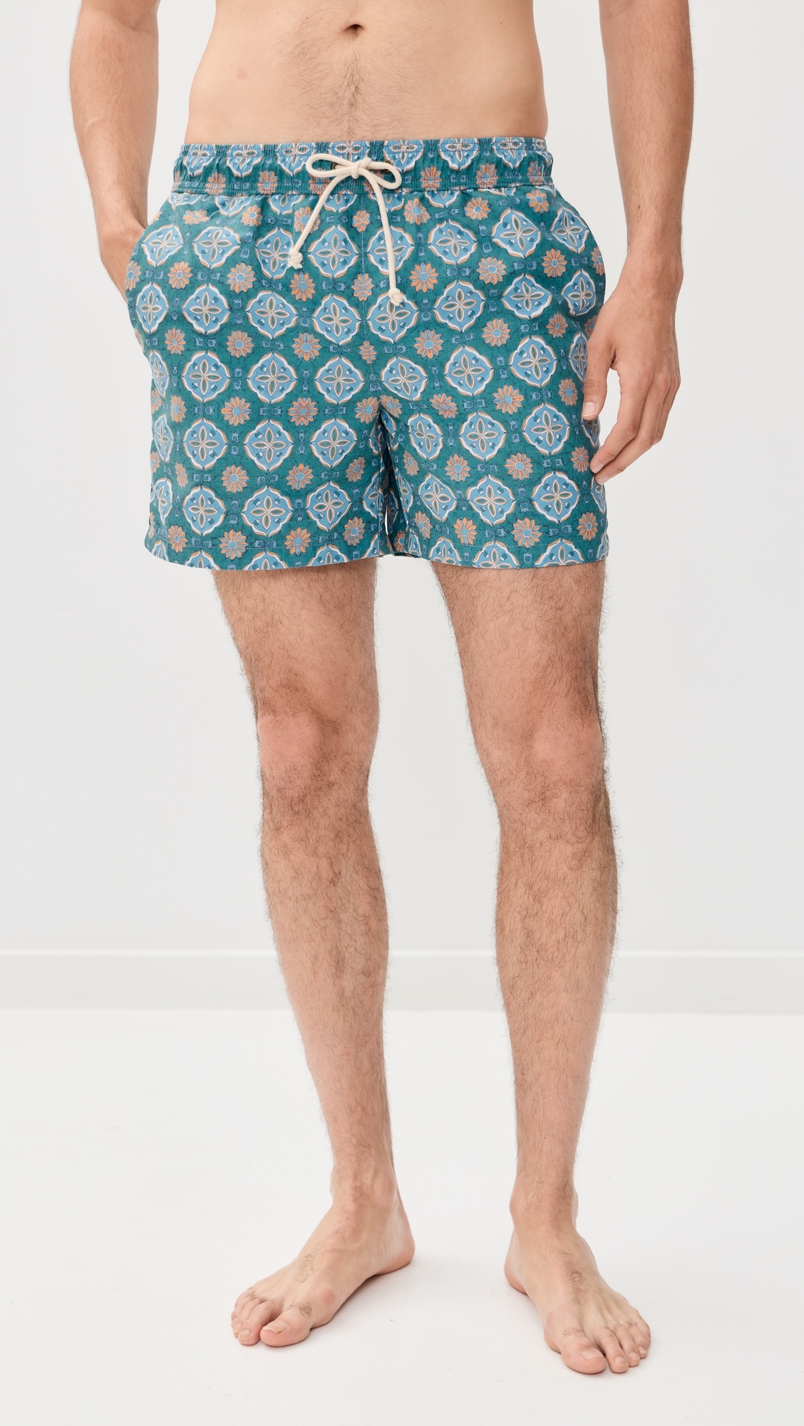 The Swimshorts Green/Blue
