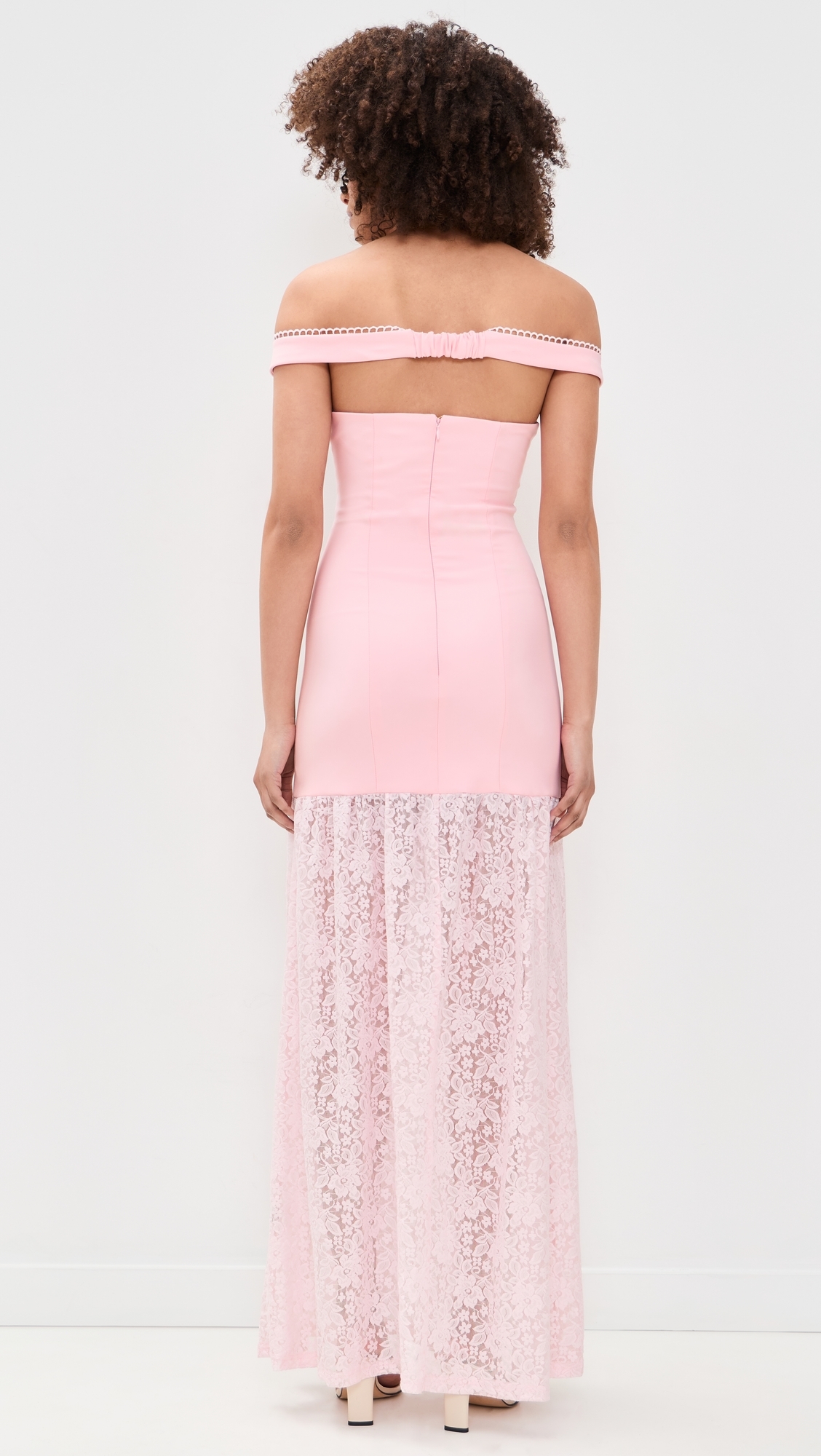 Shayla Off Shoulder Maxi Dress Musk