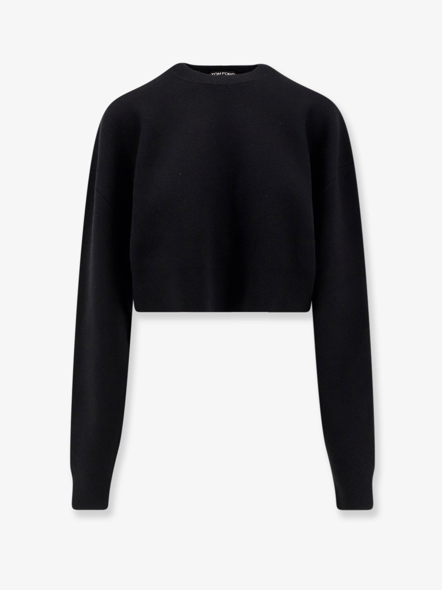 Virgin Wool & Cashmere Sweater — Black
