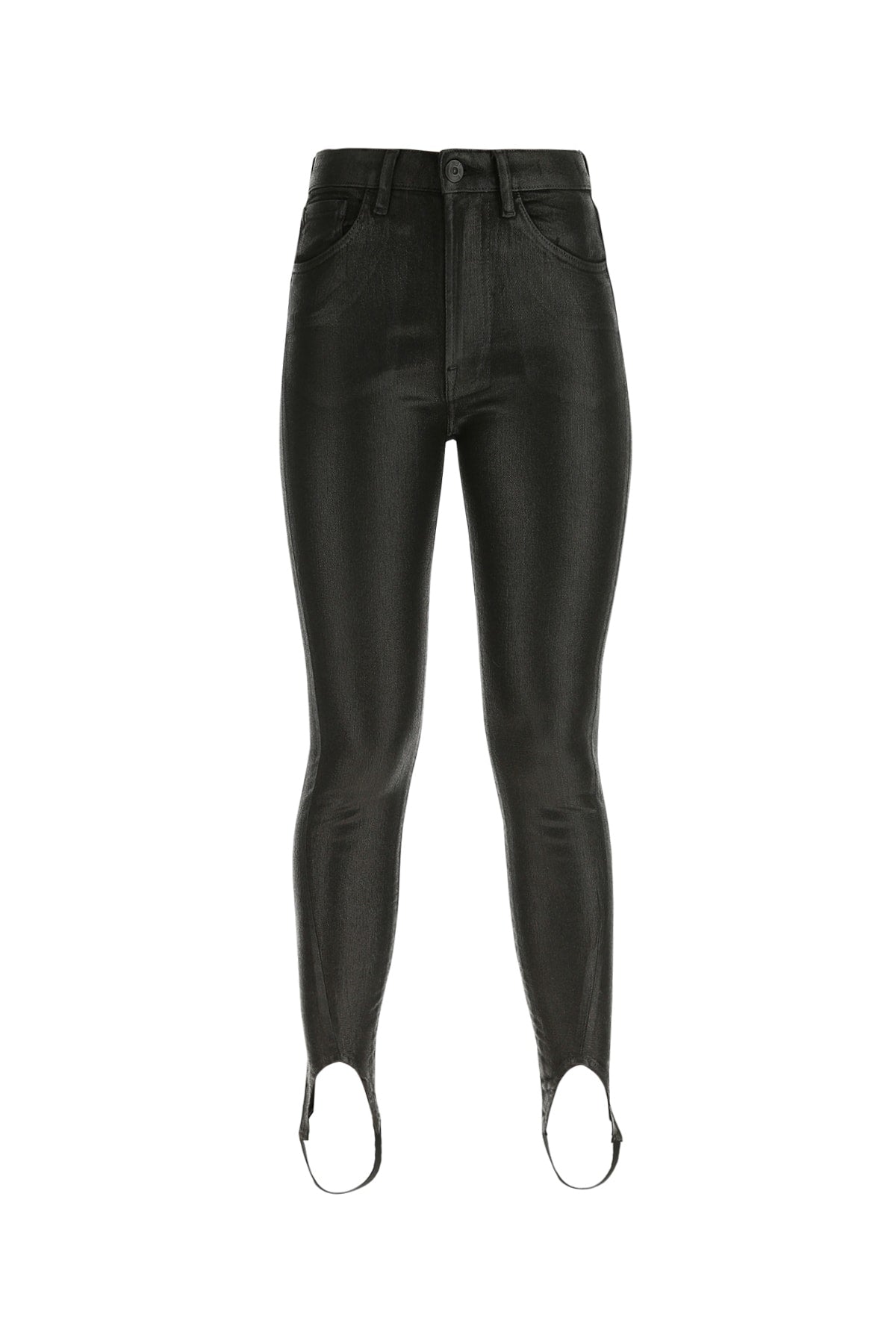 Coated Jeans — Black