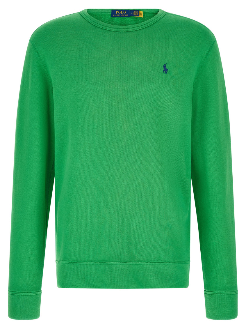 Polo Ralph Lauren - cotton sweatshirt crew neck ribbed tri