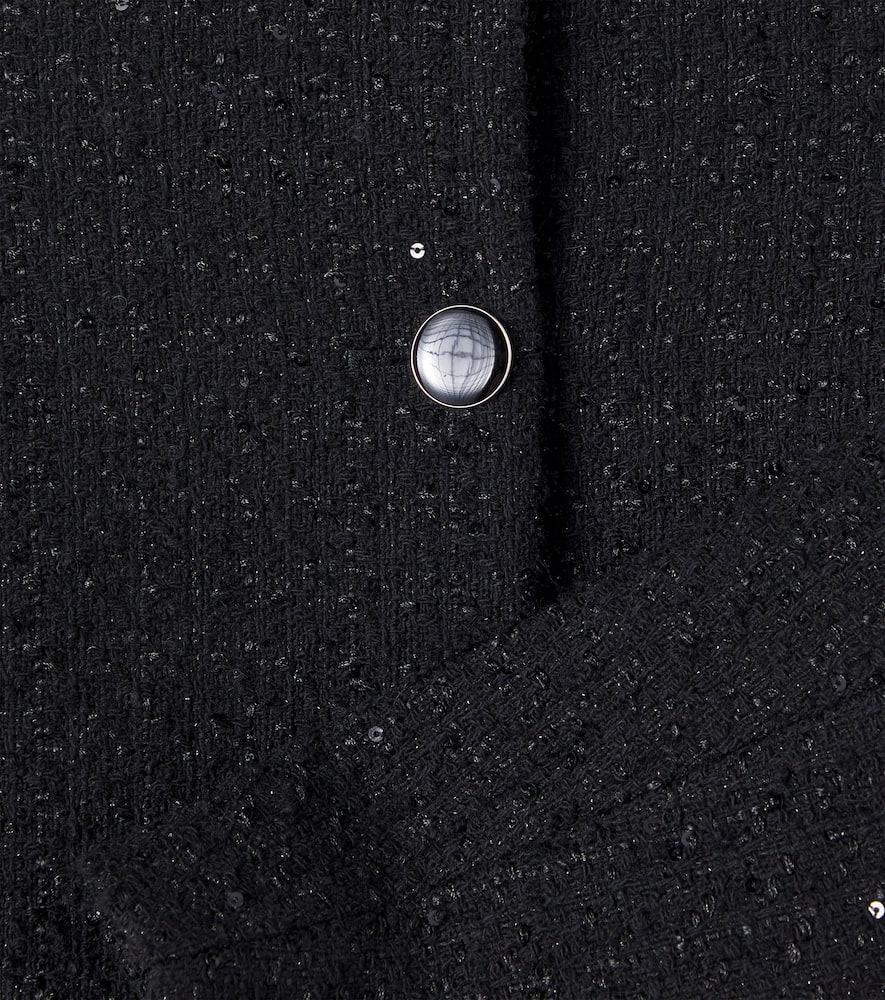 Sequined bouclé jacket