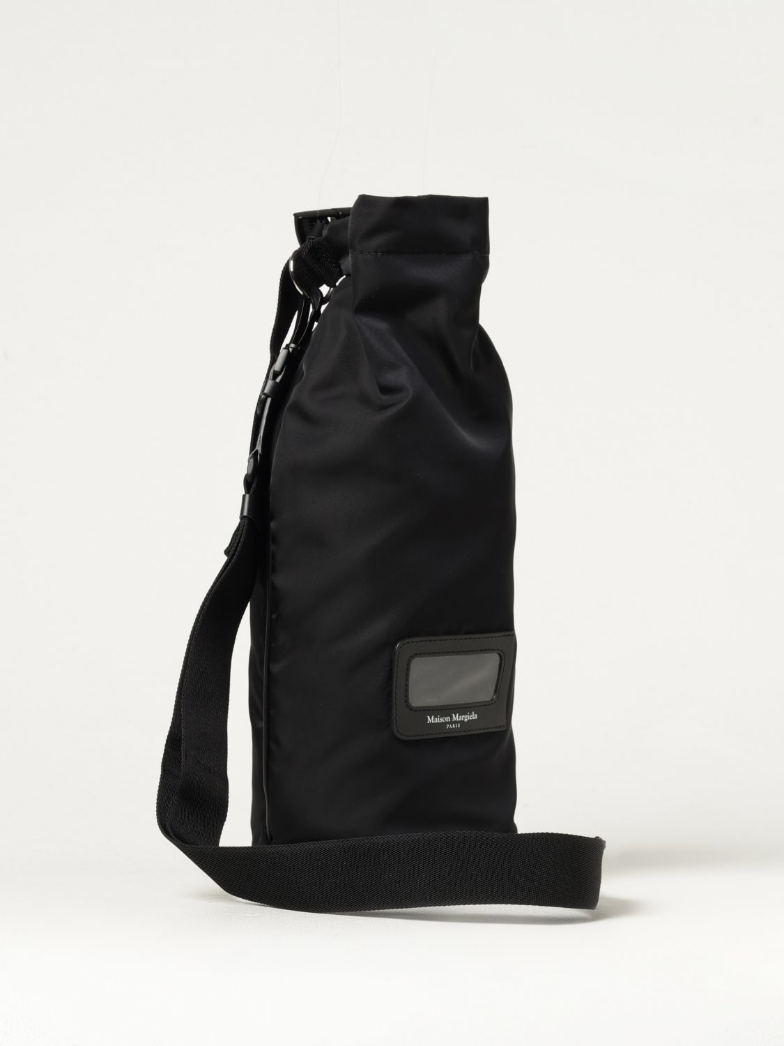 Four-stitch shoulder bag - Black